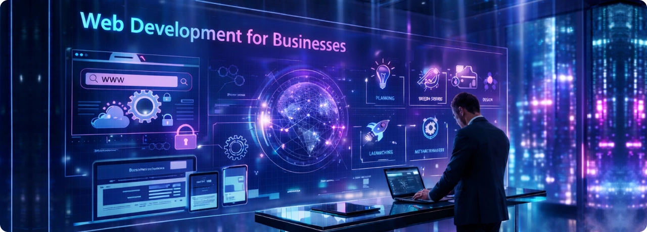 Web Development For Business Blog Page Image